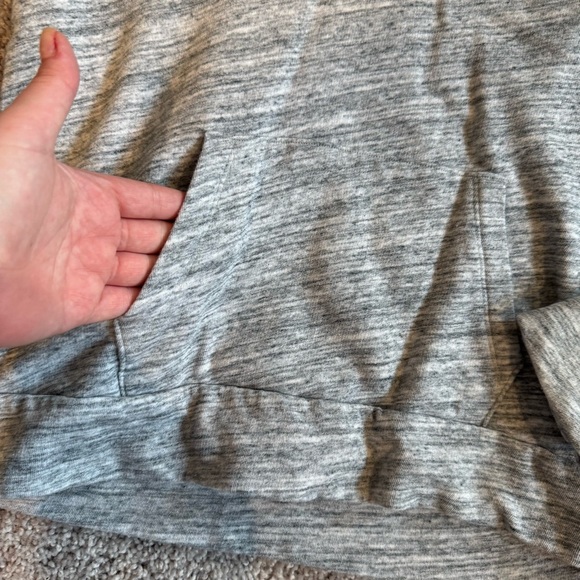 PINK Victoria's Secret Gray Chicago Quarter-Zip Sweater Size XS - Picture 6 of 8